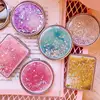 Tinplate mirror customized LOGO lovely portable single-side hand make-up mirror small fresh students dressing mirror