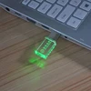 Custom Logo USB 3.0 Crystal Usb Memory Stick 4gb 8gb 16gb 32gb 64gb USB Flash Drives With Led Light