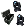 Fly Case Pack of 2 units DJ Stage Lighting 150W Led Moving Head Spot