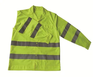 Wholesale Long Sleeve Hi Visibility Safety Work Shirt DFJ006 Wholesale Long Sleeve Hi Visibility Safety Work Shirt DFJ006