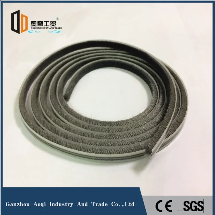 Plastic Mohair Weather Strip With Fin: Ideal for Sliding Window Seals