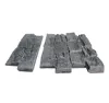 Cement culture stone wall panel flame split surface siding stacked stone