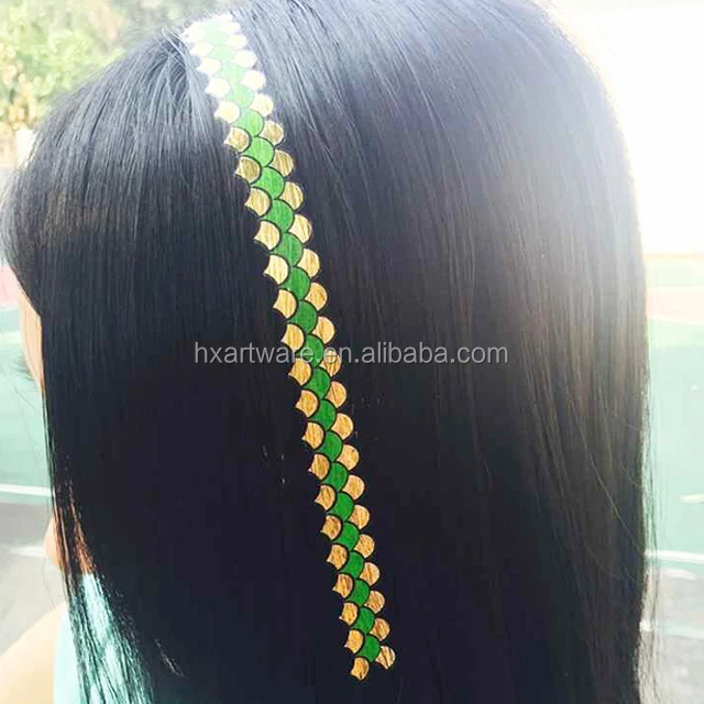 Beauty sticker temporary gold and silver metallic hair tattoo sticker custom tattoo