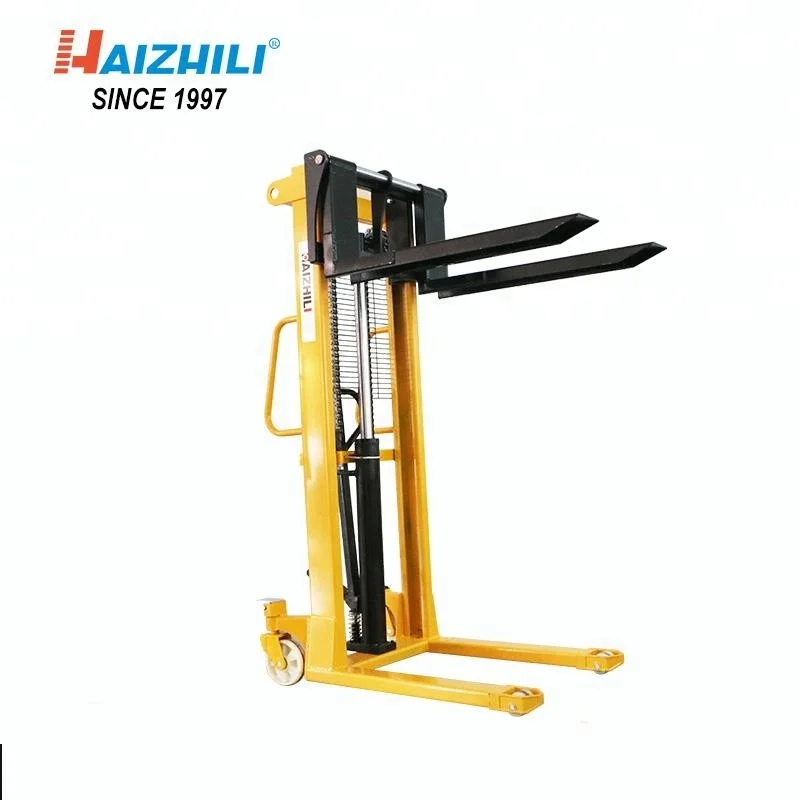 Hand Fork Lift 1ton 2ton 3ton Hydraulic Manual Stacker With Best Price