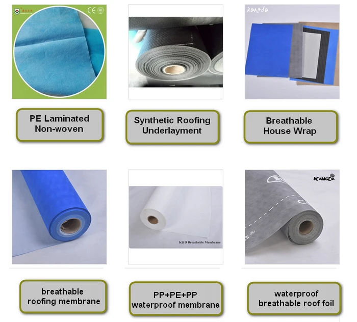 Pp+pe+pp Breathable Membrane Like Tyvek House Wrap Buy Tyvek Roof