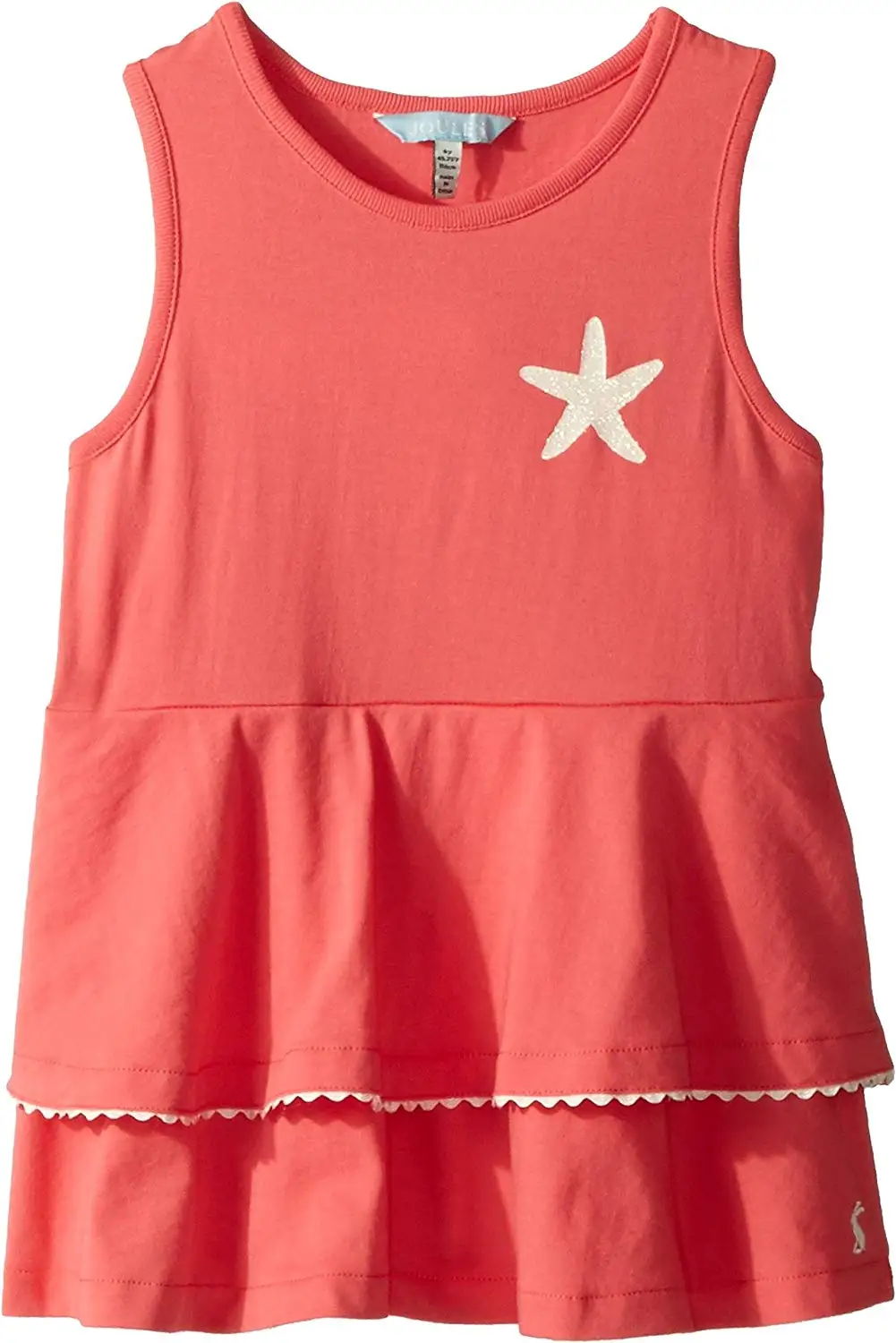 Joules Kids Womens Double Peplum Jersey Tank Top Toddler//Little Kids