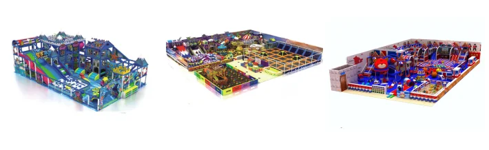 Hot Selling Castle Series Ice and Snow Style Paradise kids Landslide Indoor Square