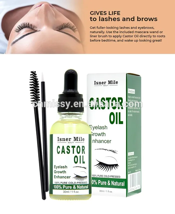 100 Pure Castor Oil Organic Hair Growth Oil Eyelashes And Eyebrows And