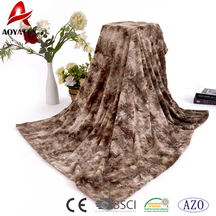 Reasonable Price Polyester Brush And Print Long Pile Fake Fur Fabric Pv