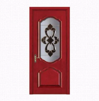 Soundproof Pvc Coated Smoked Glass Interior Doors  Sale On 