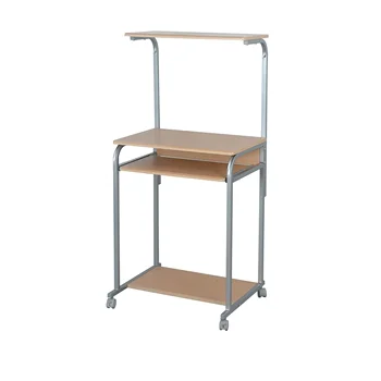 Metal Frame Small Computer Desks With Wheel Kc 7780n2 Metal Frame Small Computer Desks With