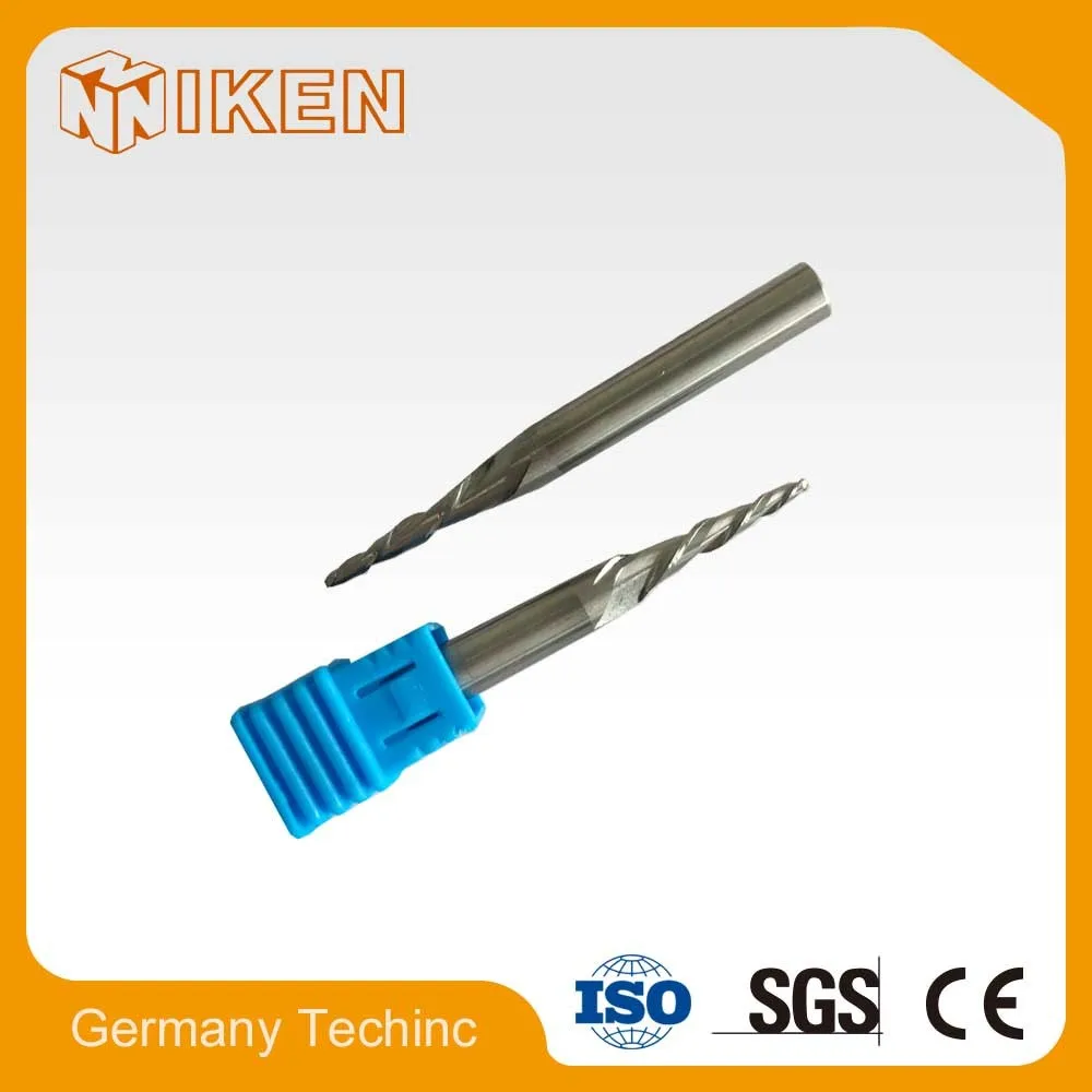 Hrc55 Adopting Tungsten Steel Tapered Ball End Mill,Carbide Ball Nose