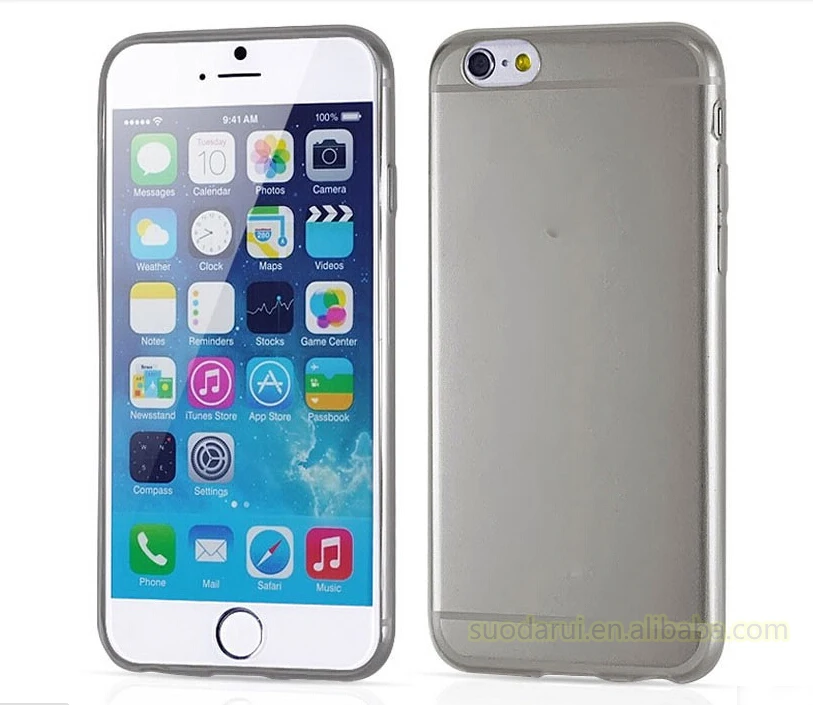 Wholesaling Crystal Ultra Thin TPU Case For iPhone 6s Colorful Transparent Gel Cover