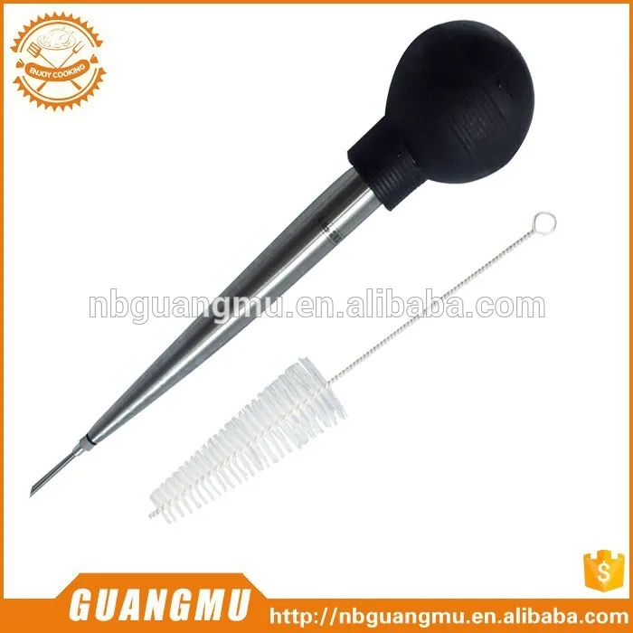 Turkey Baster, Heat Resistant with Rubber Bulb_4