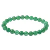 8mm Green Jade Gemstone Bangle Bracelets For Women