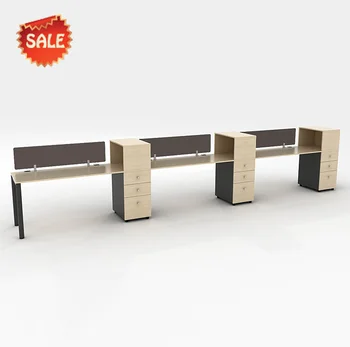 Low Price Computer Desk Modern 3 Person Office Computer