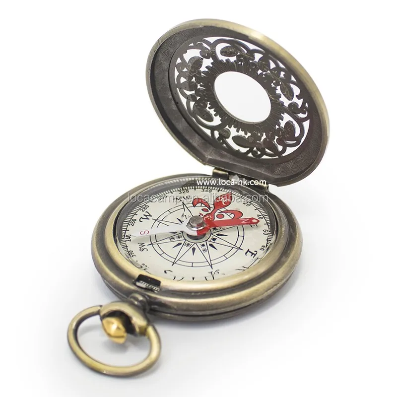 Oem Designed Antique Pocket Compass Mini Archaic Watch Compass Gift