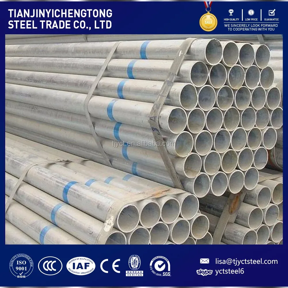 Dn25 Galvanized Steel Pipe Price Per Kg Hot Dipped Gi Pipe / Tube Buy