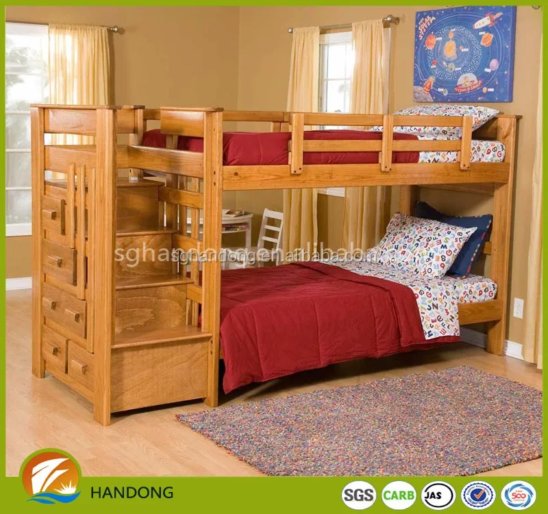 Schlafzimmer Hohe Qualität Rustikalen Massivholz Etagen Bett Mit