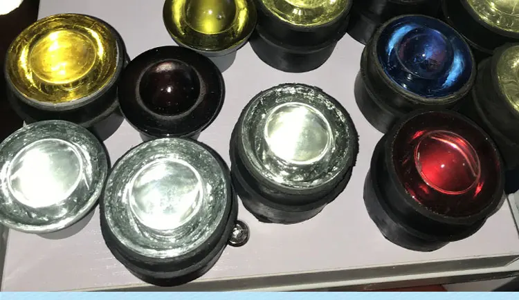 Dia 50mm Tempered Glass Cat Eye Reflective Raised Pavement Marker