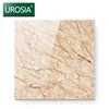 cheap pure color glossy polished tile glaze for ceramic new design Brown vein bathroom glazed ceramic floor tiles 400x400