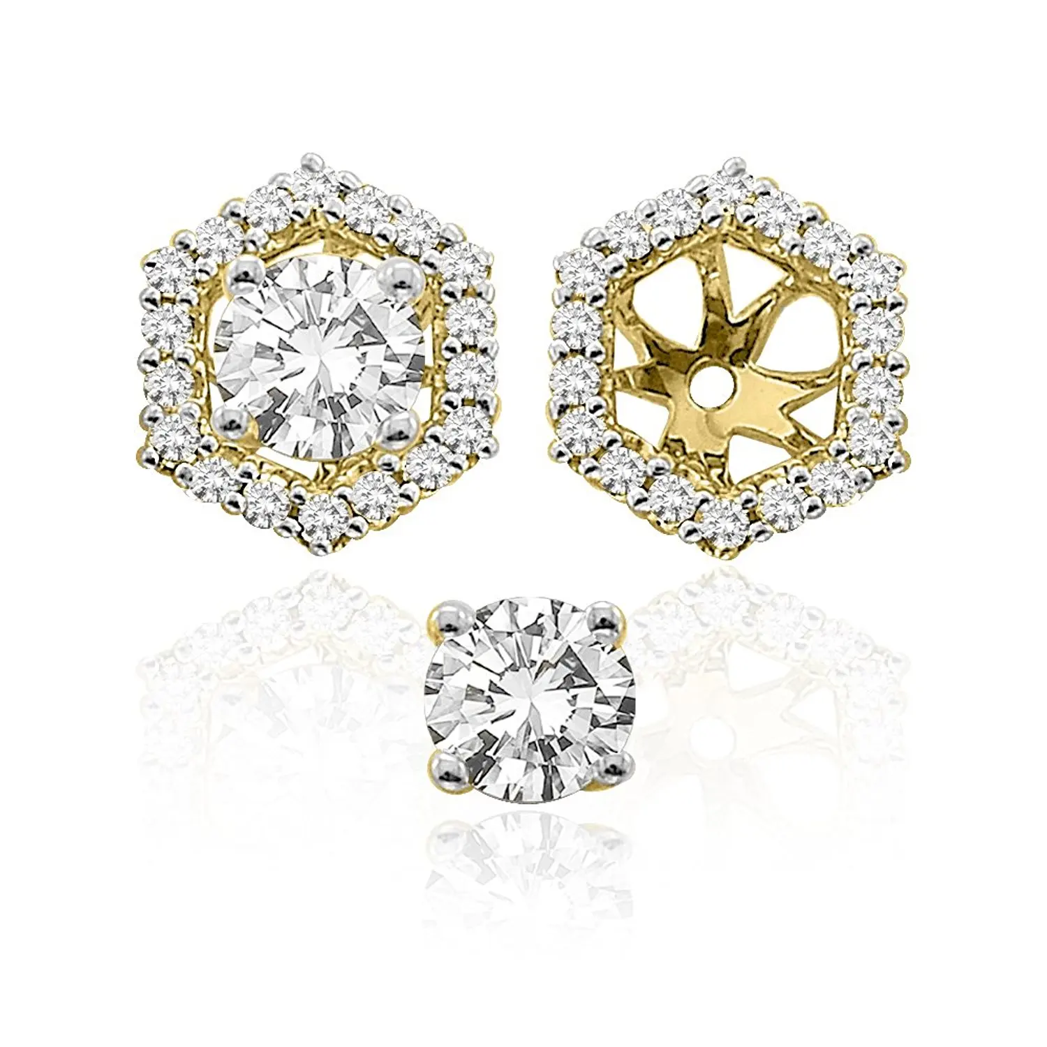 Earring Jackets Yellow Gold Find Earring Jackets Yellow Gold Find
