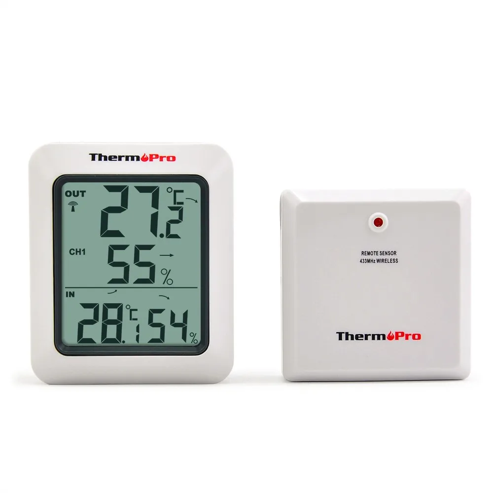 Thermopro Tp60s Digital Multi Room Outdoor Thermometer Hygrometer With