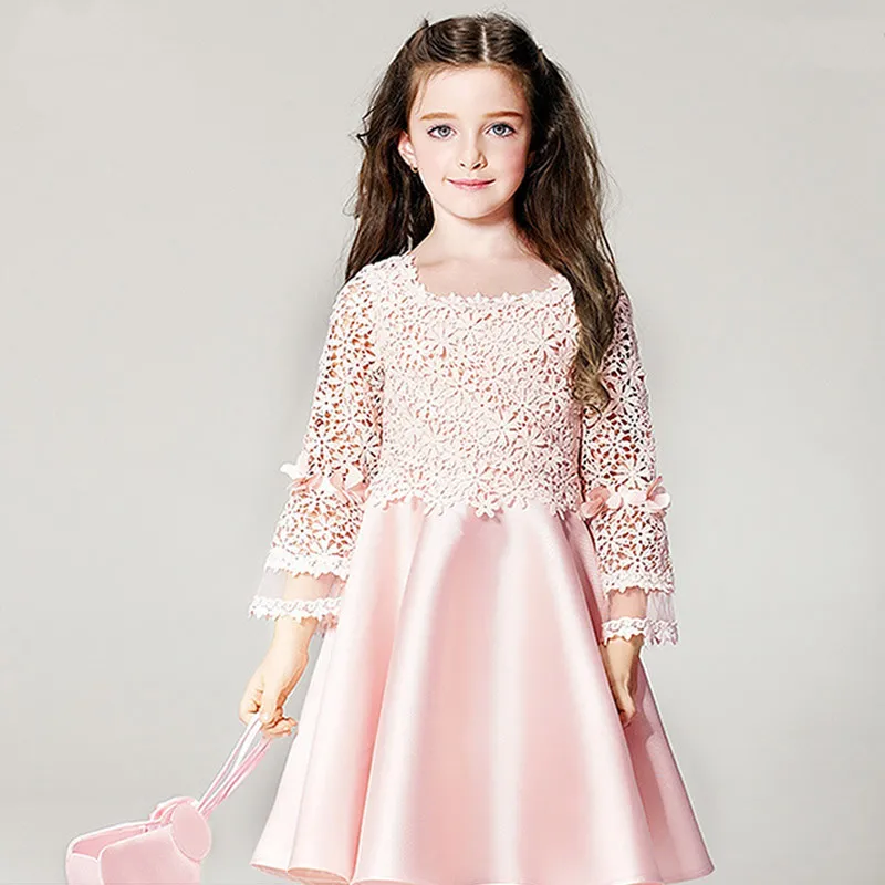 New Model Party Children Garment Princess Dress Lace Baby Girls Dresses ...