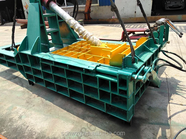 80ton Hydraulic Force Horizontal Scrap Metal Compactor Metal ...