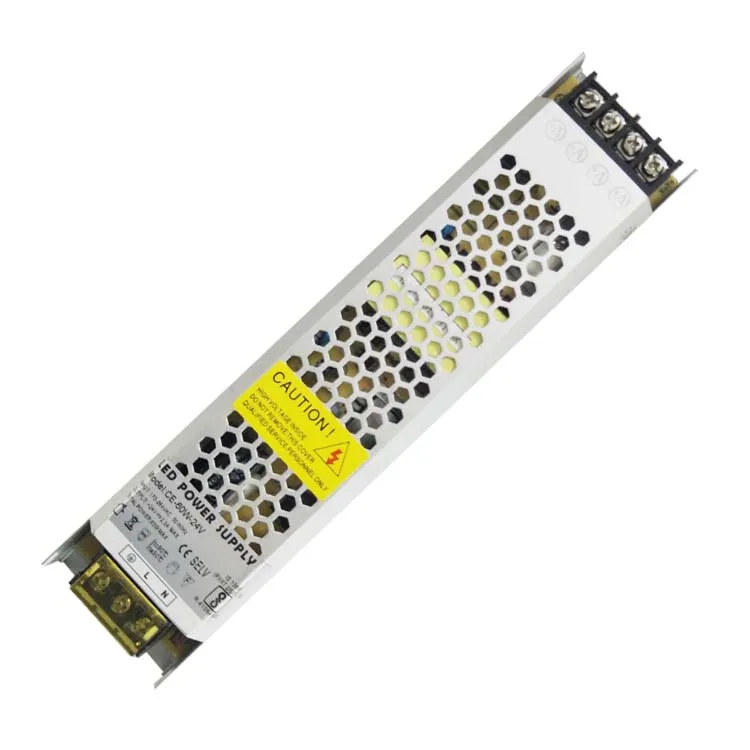 Constant Voltage 12v 5a 60w Led Strip Power Supply Slim With Emc And