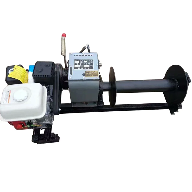 Manufacturer Gasoline Engine Cable Pulling Winch Pulling Hoisting Tools