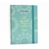 Spiral binding planner/dairy/journal/weekly planner notebook with sticker sheet