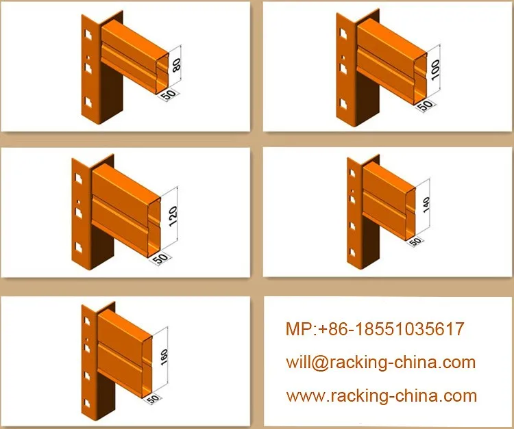Cold Steel Materials Competitive Price for Warehouse Storage Narrow Aisle Racking