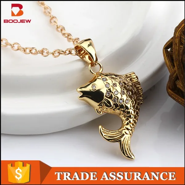 Boojew Elegant 24k Gold Color Fake Gold Chains Statement Necklace