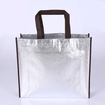 metallic non woven bags