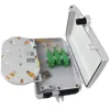 FTTH 6 Core PC+ABS Fiber Optic Distribution Box Fiber Optical Terminal Box Wall mounting/ Holding pole