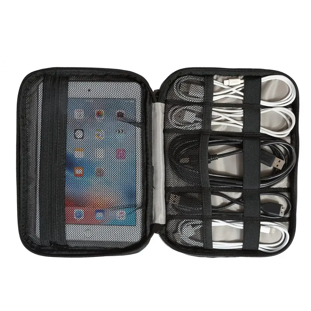 2017 Muti Pockets Doublelayer Travel Cable Organizer Buy Cable Organizer,Travel Cable