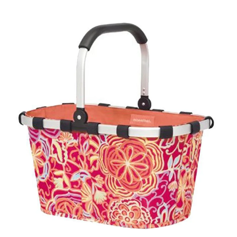 Fashion Design Shopping Baskets Supermarket 600d Polyester Folding