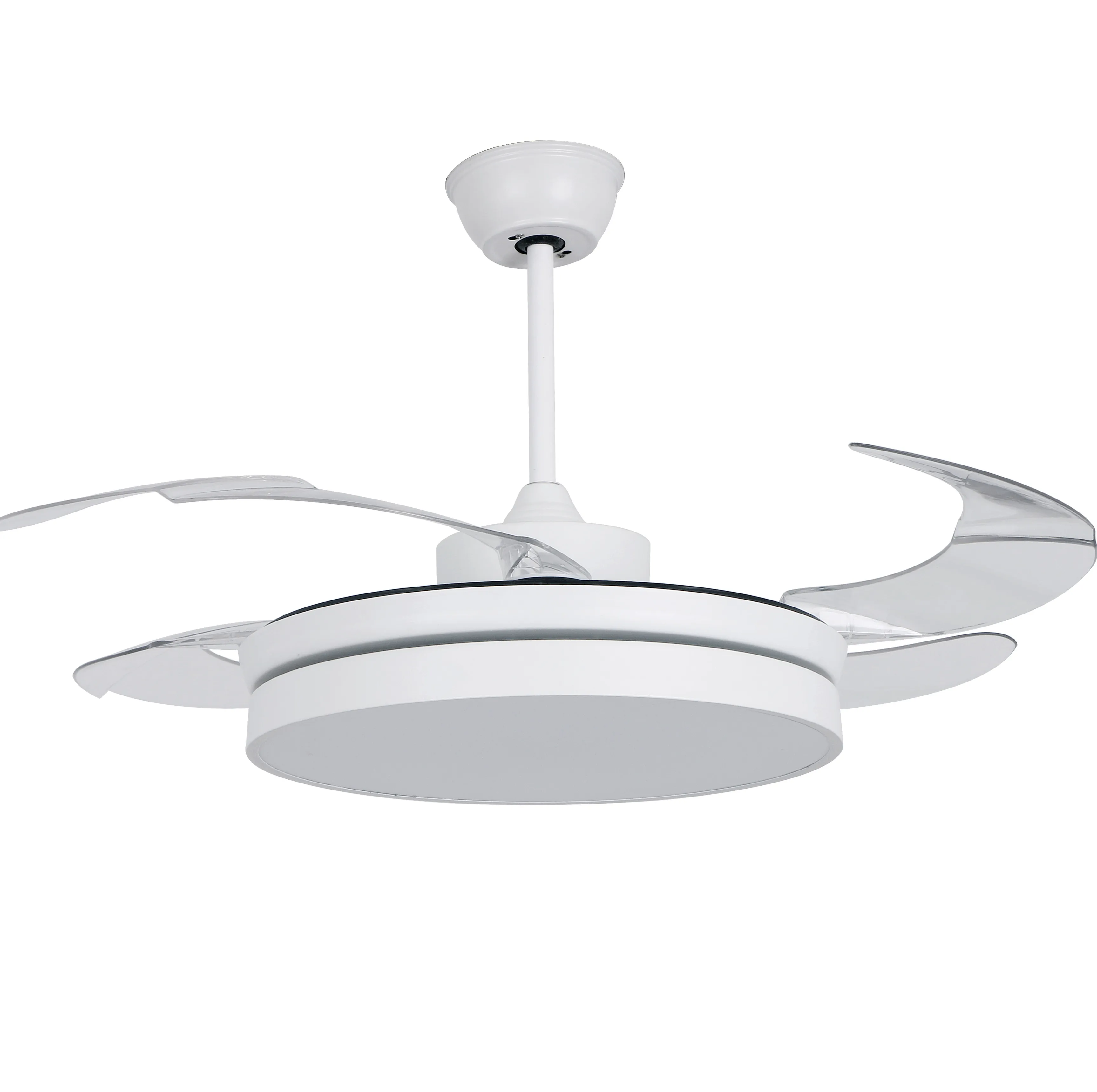 42 Inch White Ceiling Fan With Light Mescar Innovations2019 Org