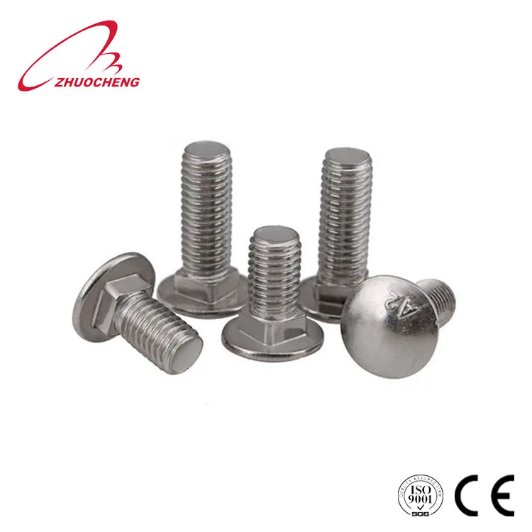 Stainless Steel 304 316 Mushroom Head Bolt With Square Neck Buy