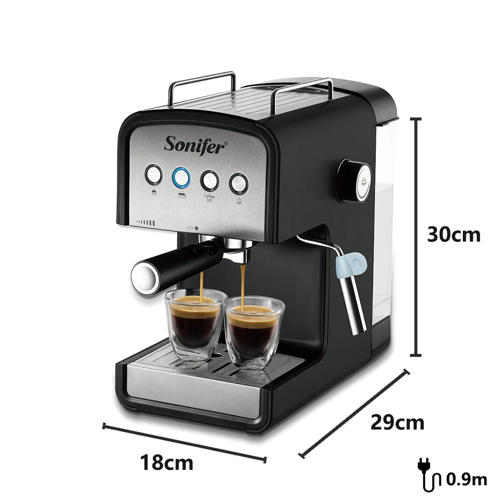Sonifer جديد تصميم اسبريسو ماكينة القهوة 1.2 L ماكينة صنع قهوة اسبريسو كابتشينو SF-3529