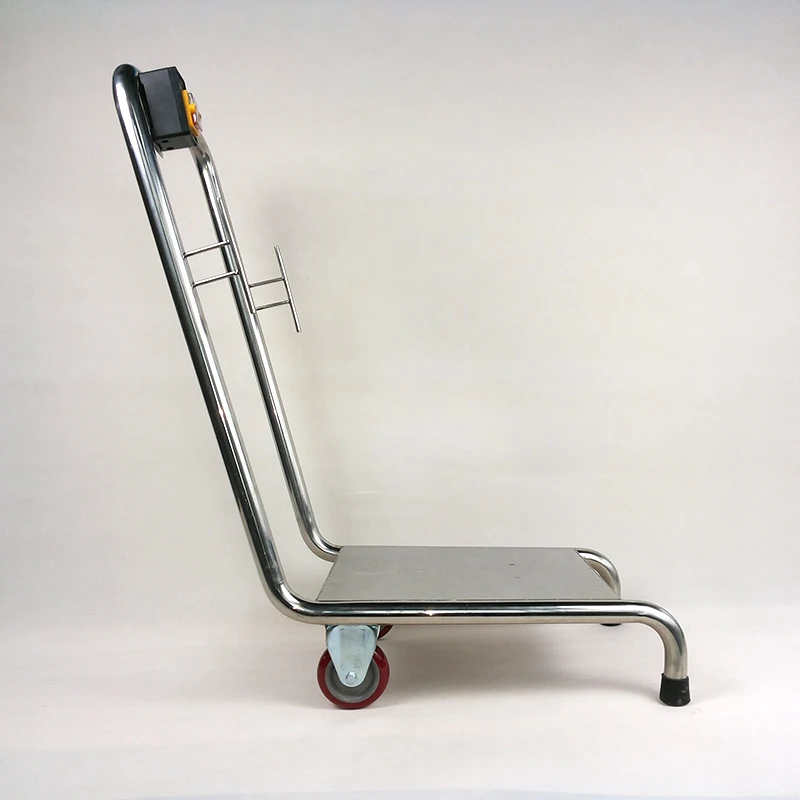 Hot Sale Trolley Swimming Pool Fittings Stainless Steel Hand Push Cart