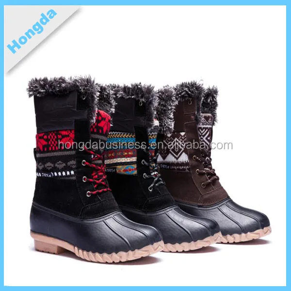 China wholesale ladies long boots cold weather boots