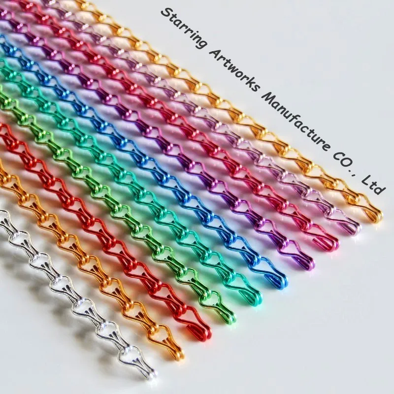 Free Shipping Decorative Double Hook Anodized Color Aluminum Jewelry