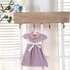 Creative Cute Dress Shape Towel Hanging Hand Strong Water Absorption Kitchen Towels Wipes