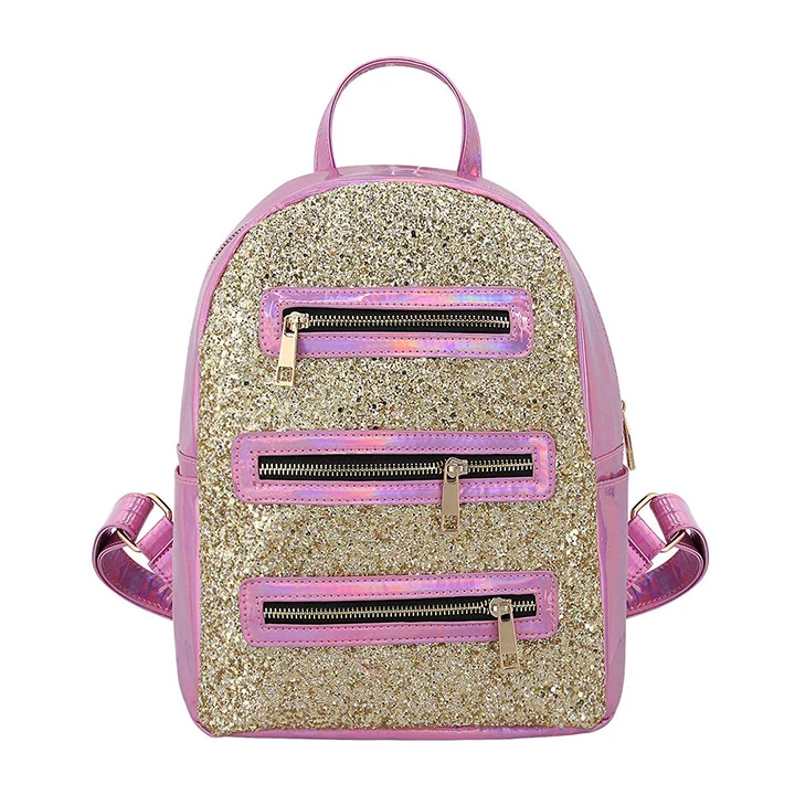 2018 Fashion Shinny Glitter Pink School Girl Backpack - Buy School ...