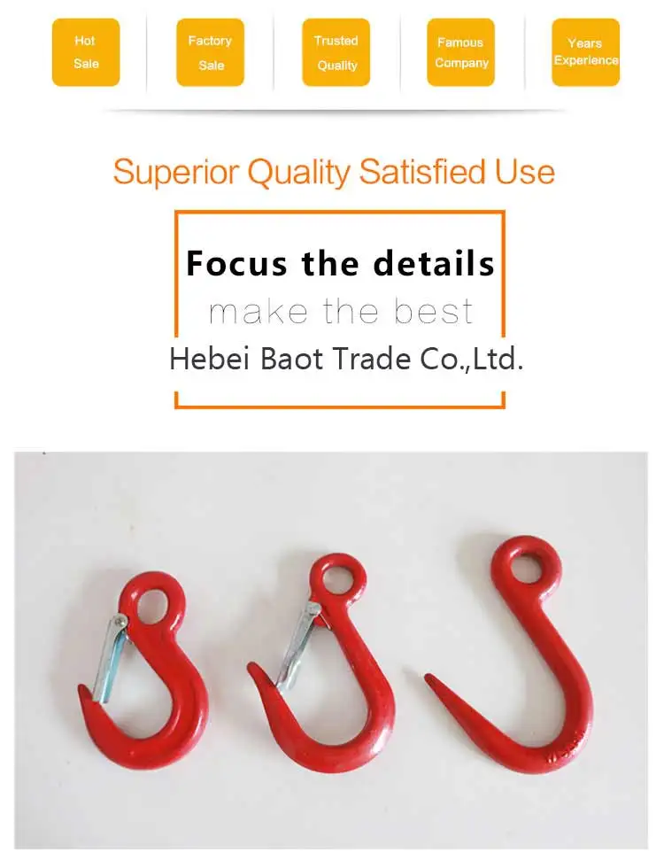 G80 Container Hook Buy G80 Clevis Sling Hoist Hook,Hoist Safety Hook