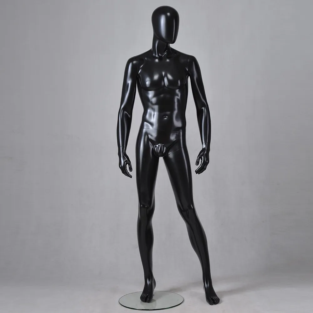 Full Body Fashion Design Used Shop Clothes Display Black Male Man Store Mannequin With Penis 4707
