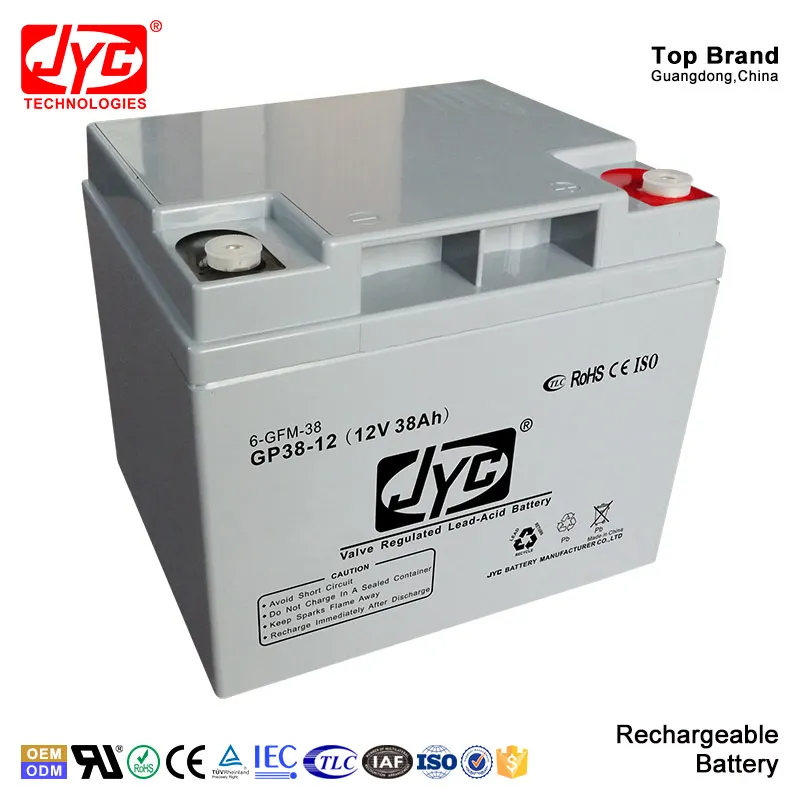 Maintenance Free Sealed Battery 12v 38ah 20hr Lead Acid Battery for UPS