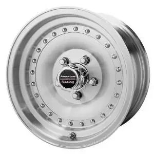 American Racing Outlaw II AR62 Machined Wheel with Clear Coat 16x8//8x170mm